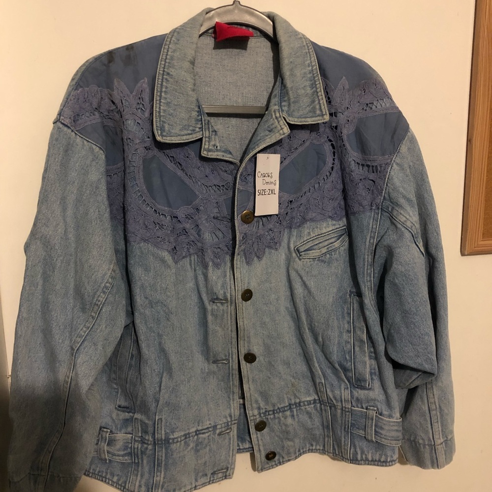cute vintage denim jacket